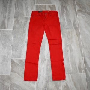 J. Crew Factory red jeans